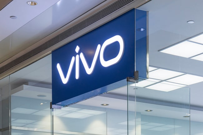 Vivo-skylt utanför en av deras butiker.